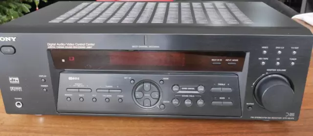 Sony FM Stereo FM/AM-Receiver STR-DE 475, 5.1 Kanäle, schwarz, top-Zustand!