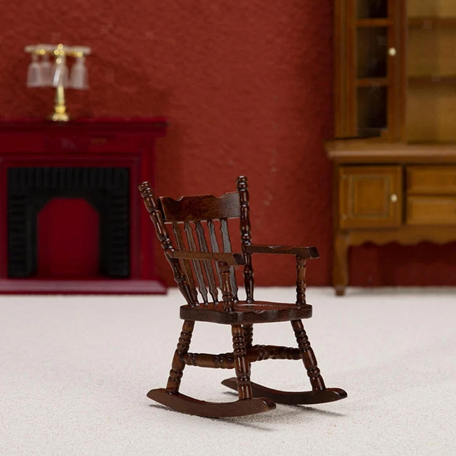 Tachiuwa Maison de Poupée en Bois de Hêtre Miniature Salle de Bain Cuisine Salle à Manger Ensemble de Meubles Salon DIY