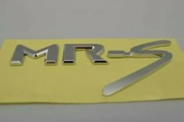 Toyota Genuine OEM MR2 MR-S 00-07 Emblem ZZW30 Chrome Rear