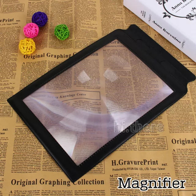 Full Page Magnifier Sheet 3x Big Large Magnifying Lens Reading Book Aid Lens AU