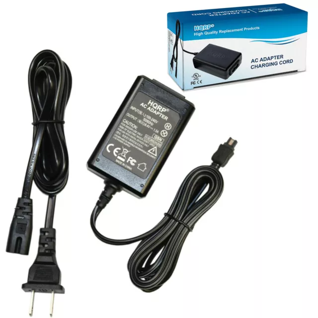 HQRP AC Adapter for Sony Handycam DCR-SR55 DCR-SR65 DCR-SR60 DCR-SR68