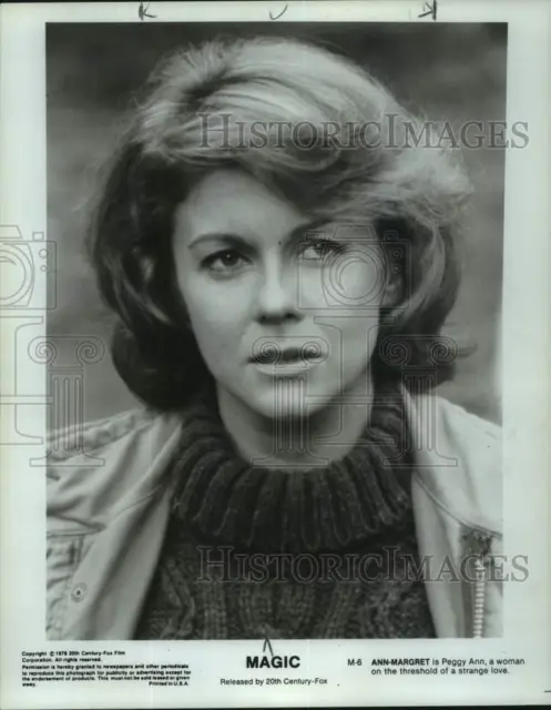 1978 Press Photo Actress Ann-Margret as Peggy Ann in "Magic" Movie - pix00745