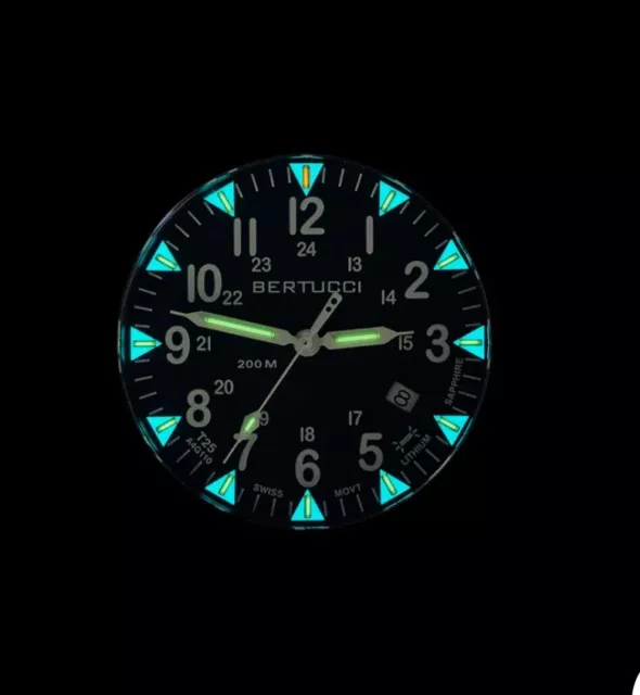 Bertucci A-4T Super Yankee Illuminated Titanium Field Watch