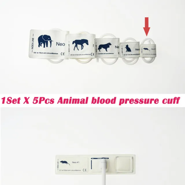 Replacement Animal Disposable NIBP Blood Pressure BP Monitor Cuff For Cats/Dogs