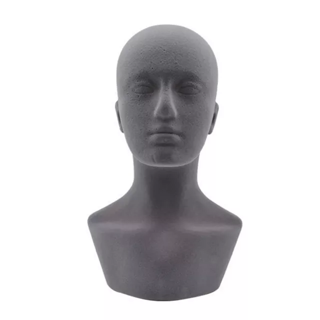 Practical Foam Mannequin Male Head Model Hat Cap Wig Eyeglasses Displaying Stand