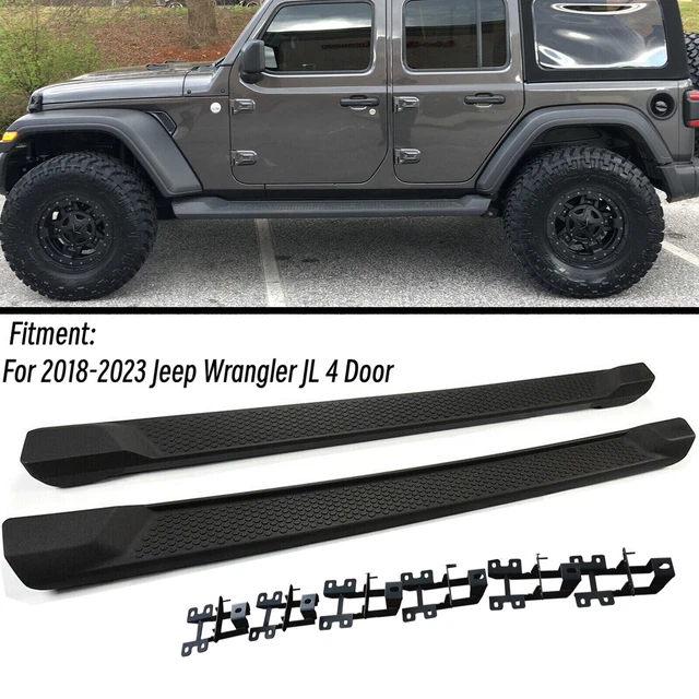 RUNNING BOARDS FOR 20182024 Jeep Wrangler JL & Unlimited 4 Door Side