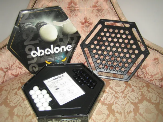 ABALONE Strategy Board Game Winning Moves Game of the Decade  Inc Glass Marbles