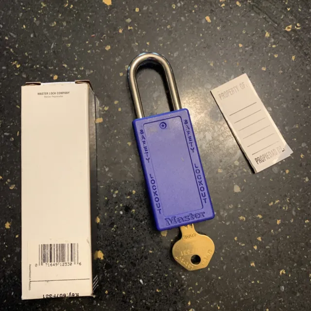 Blu Nuovo Master Lock Lock Lock Lock Lock Lock/Tagout  3