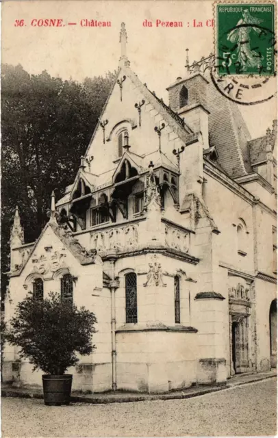 CPA COSNE Chateau du Pezeau Nievre (100328)