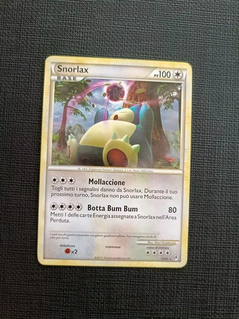 Pokemon - Lotto Di 4 Carte Snorlax | Set 151, Crown Zenith, Twilight Masquerade | Carte Collezionabili Ufficiali - 3