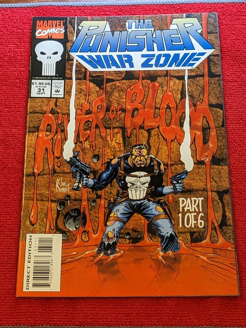 The Punisher War Zone 31  / Marvel / 1994 /  River of Blood Part 1 NM+.