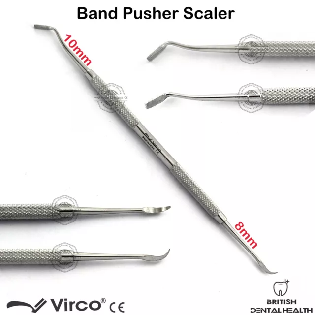 Band Pusher Scalar Seating Burnishing Bands Dental Orthodontic Dentistry Virco