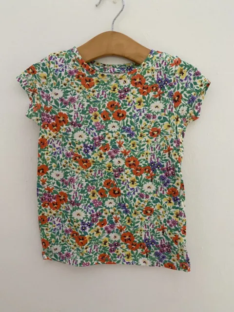 Next Girl’s Top Age 3 ditsy floral flowers cotton t-shirt cute beautiful spring