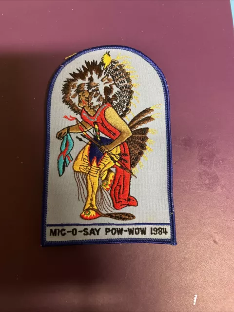 1984 Mic O Say Pow-Wow American Scout Badge