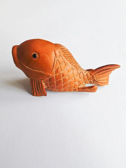 Couteau Japonais Kiridashi Kogatana – Sculpture Bois Poisson, Avec Boîte