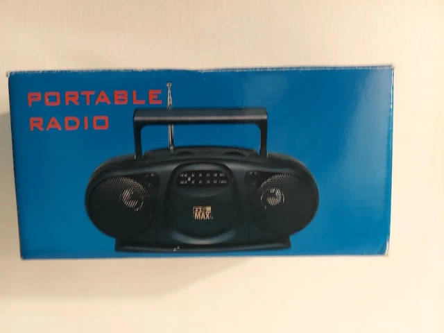 VTG MINI BABY Boom Box DS MAX AM/FM Portable Radio NIB £34.45 - PicClick UK