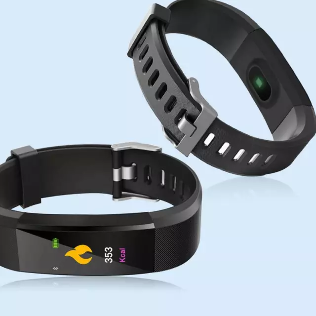 Bracciale Frequenza Cuore Fascia Sangue Fitness Tracker Smartband Bluetooth Braccialetto 3