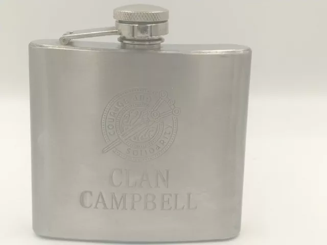 Clan Campbell Belle Flasque A Whisky Inox