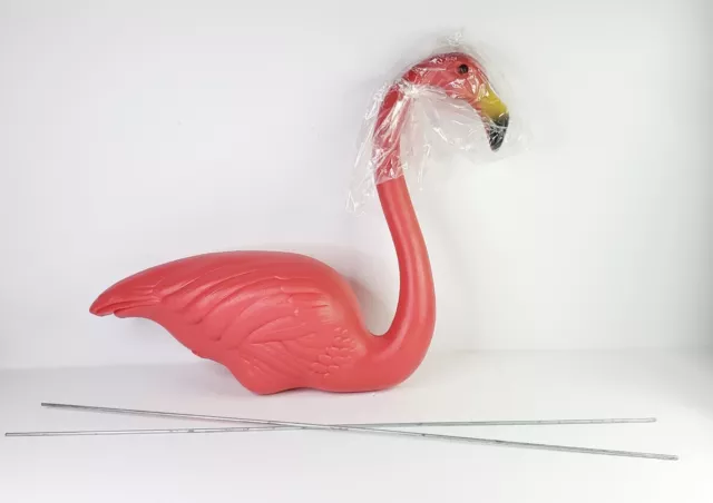 1996 Don Featherstone/ Pink Flamingo Blow Mold Yard Decor/ Tall Neck