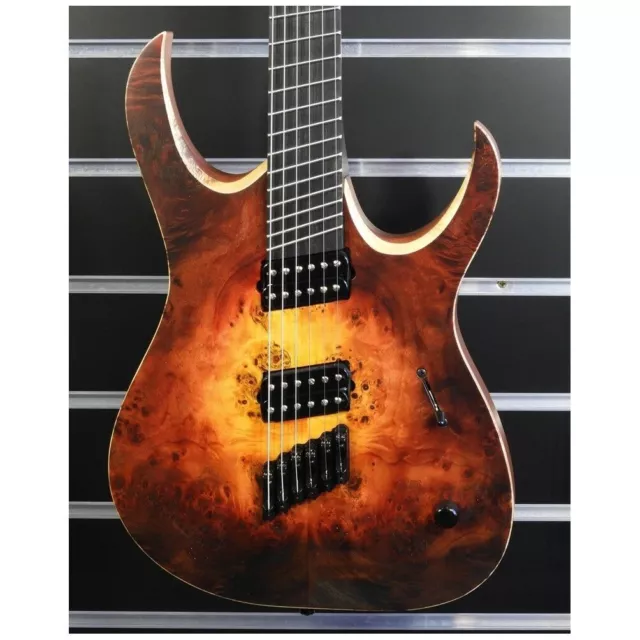 Mayones Duvell Elite VF 6 - 6-String Electric Guitar Ebony Fingerboard Hard Case 2