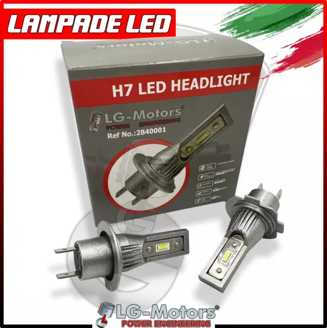 Paire Lampes H7 LED 6500K Pour Audi A4 à Partir De 2007 IN Avant