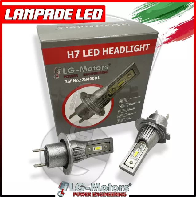 Paire Lampes H7 LED 6500K Pour Citroen Laguna III à Partir De 2007 IN Avant