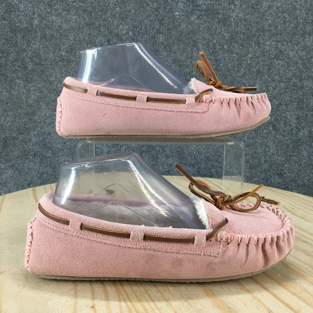 MINNETONKA SHOES WOMENS W Cally Slip On Lined Moccasins Slippers