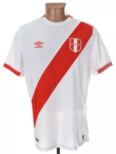 Peru National Team 2017/2018 Home Football Shirt Jersey Umbro Size L Adult