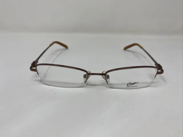 Candies Eyeglasses Frame C Bella Brn 48/17/135 Brown Half Rim &815