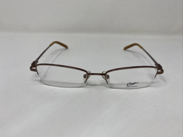 Candies Eyeglasses Frame C Bella Brn 48/17/135 Brown Half Rim &815