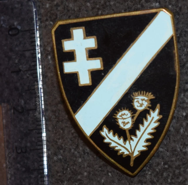 INSIGNE SDECE DGSE 11° DEMI BRIGADE PARACHUTISTE CHOC CERP CIRP émail