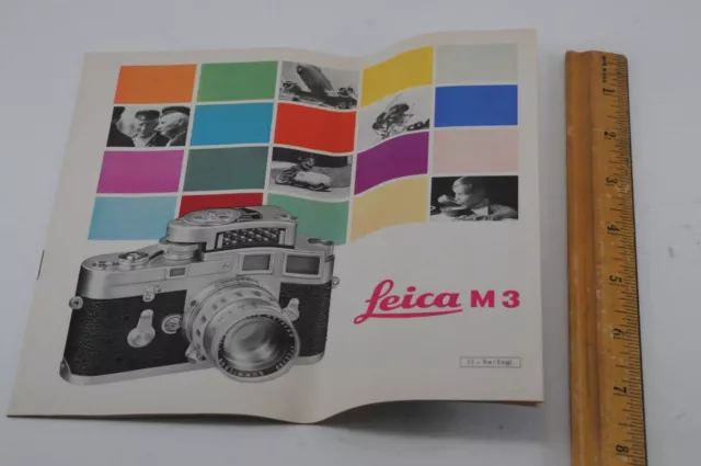 Ernst LEITZ * Leica M 3 system sales brochure - 1963 F*S