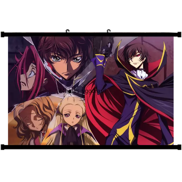 Anime Poster Code Geass CC Lelouch HD Wall Scroll Poster Home Decor 60x40cm  Hot