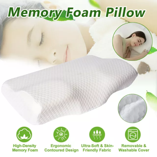 Orthopädisches Kissen Schaum Memory Pillow Schlafkissen Ergonomisch Kopfkissen