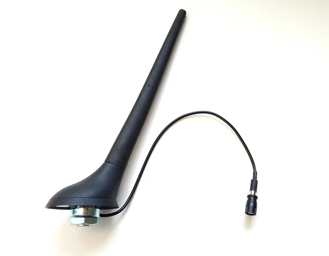 Base D'antenne De Toit Avec Connecteur Mâle Pour Fiat 500, Panda (2004-2011) - Réf. 51908657, 52076073 - Remplacement Direct