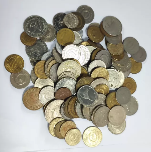 Konvolut ältere Münze Münzen Umlauf Jugoslawien Kroatien Kuna Para Dinar alt