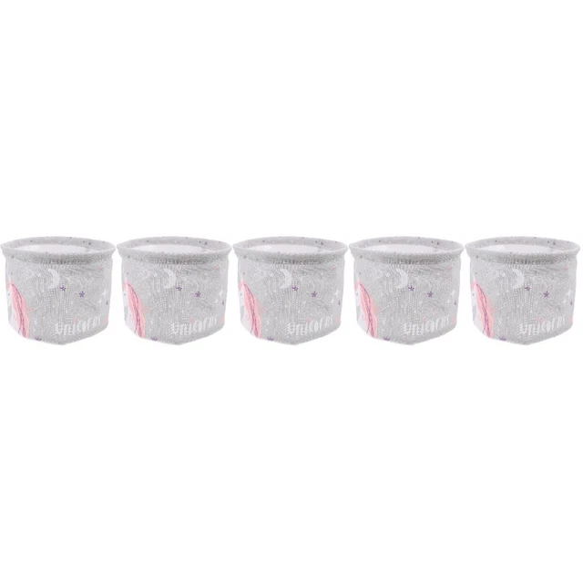 5 piezas Cesta de almacenamiento multifunción Tabletop Sundry Storage Basket Plegable