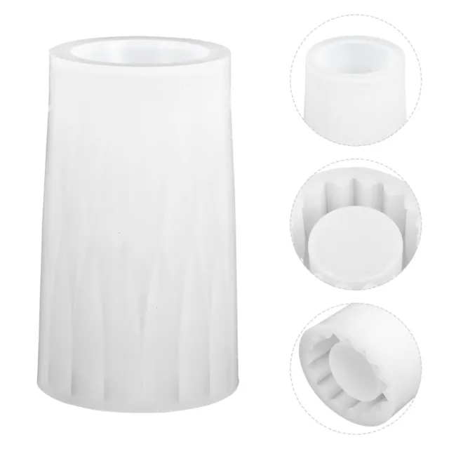 White Silica Gel Vase Mold Silicone Crafts Mould Epoxy Resin Kit
