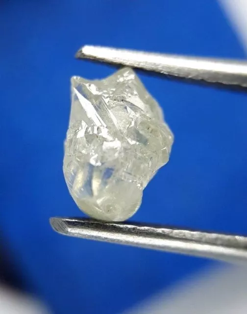 Natural Rough Diamante 1.01TCW Intenso Verde SI1 Irregular Forma para Anillo