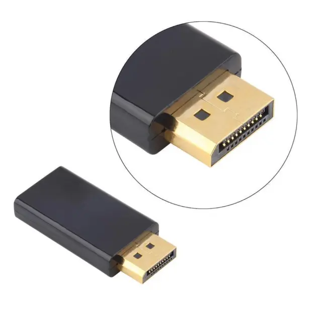 Display Port to HDMI-compatib Female Adapters Converter DP to HDMI-compatib NEW