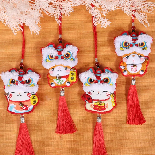 fr Lion Dance Embroidery Handmade DIY Kit Heianhua Dog DIY Handcrafted Gifts