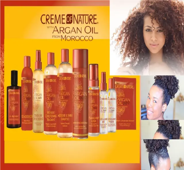 CREME OF NATURE  Moroccan Argan Oil Hair Care Styling Products * UK POSTAGE*