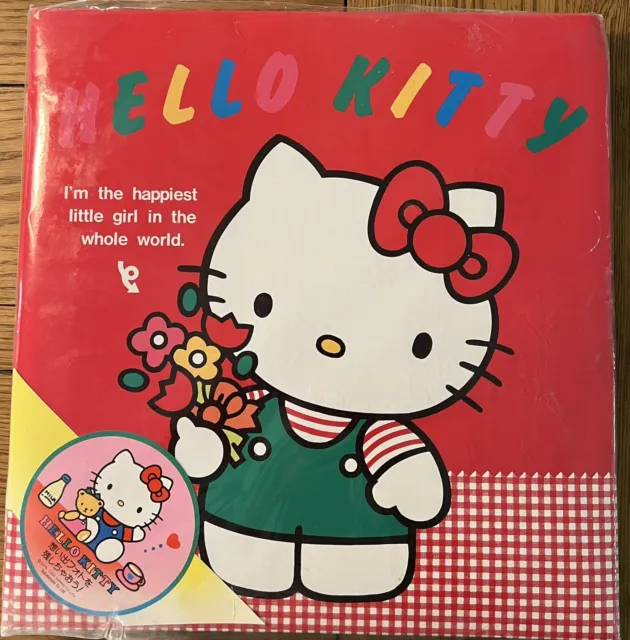 Vintage Sanrio Hello Kitty Large Photo Album Hardcover 20 Pages 13" x 13" 1994