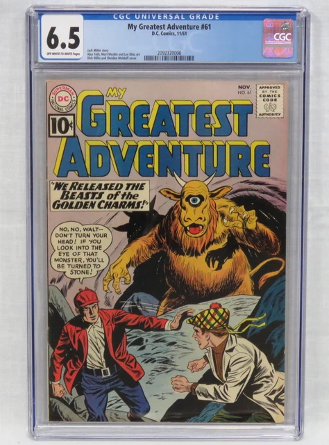 DC Comics My Greatest Adventure #61 CGC 6.5 Beasts of the Golden Charms 1961