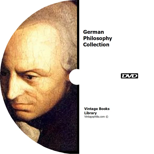 * GERMAN PHILOSOPHY KANT NIETZCHE HEGEL SCHOPENHAUER * 350 RARE BOOKS on DVD *