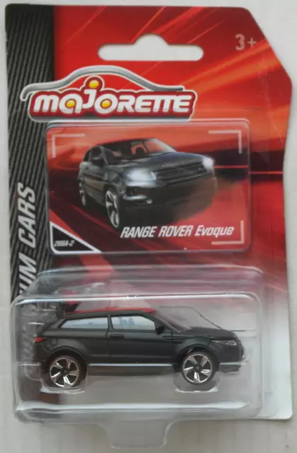 Majorette Premium Cars Range Rover Evoque mattschwarz/rot Neu/OVP SUV Auto Car