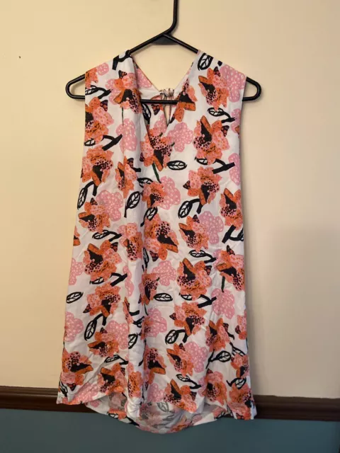 ASOS Colorful Cotton Dress Sz 14 No Care Tags Made In Kenya NWT