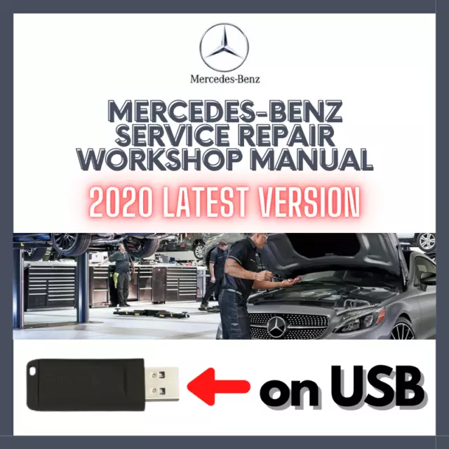 Mercedes WIS + ASRA EPC EWA 2020 Service Shop Repair Manual Set Combo Pack USB