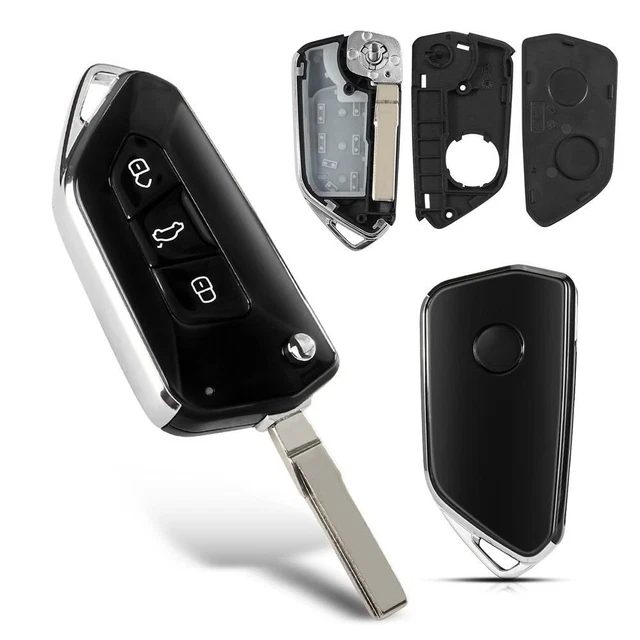 Anti-drop Folding Key Case for VW/Tiguan Polo/Passat CC SEAT/Skoda Octavia Car