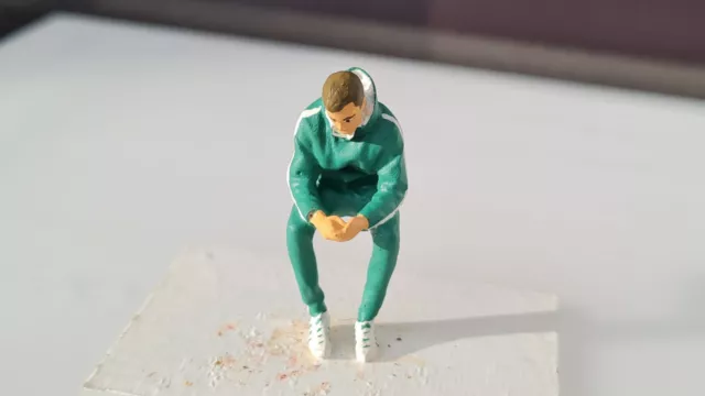 3D Resin Painter 1/43 Sitting Jogging Figure